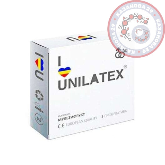 Презервативы Unilatex Multifruits 3 шт