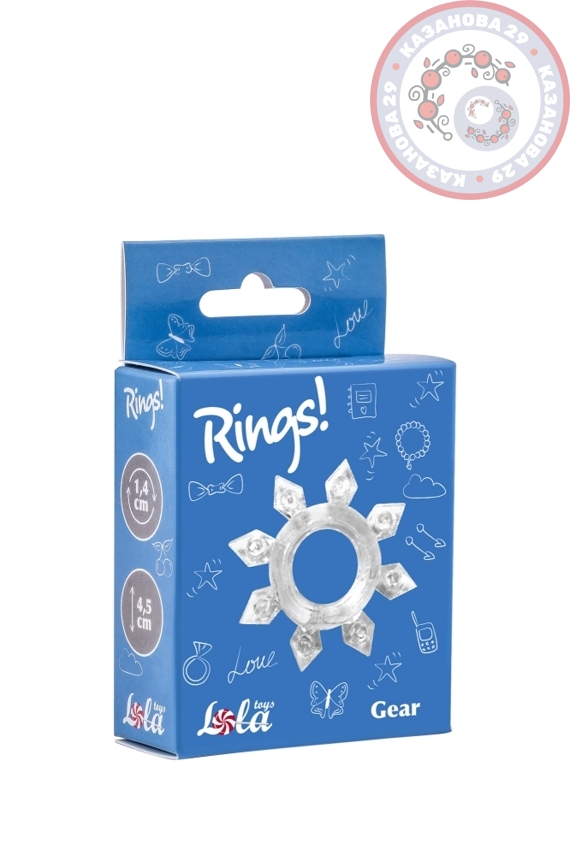 Эрекционное кольцо Rings Gear white